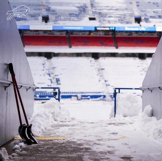 Bills Ask Fans For Help With Shoveling Highmark Stadium Before Season Closer